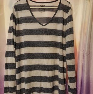 Striped lightweight tee